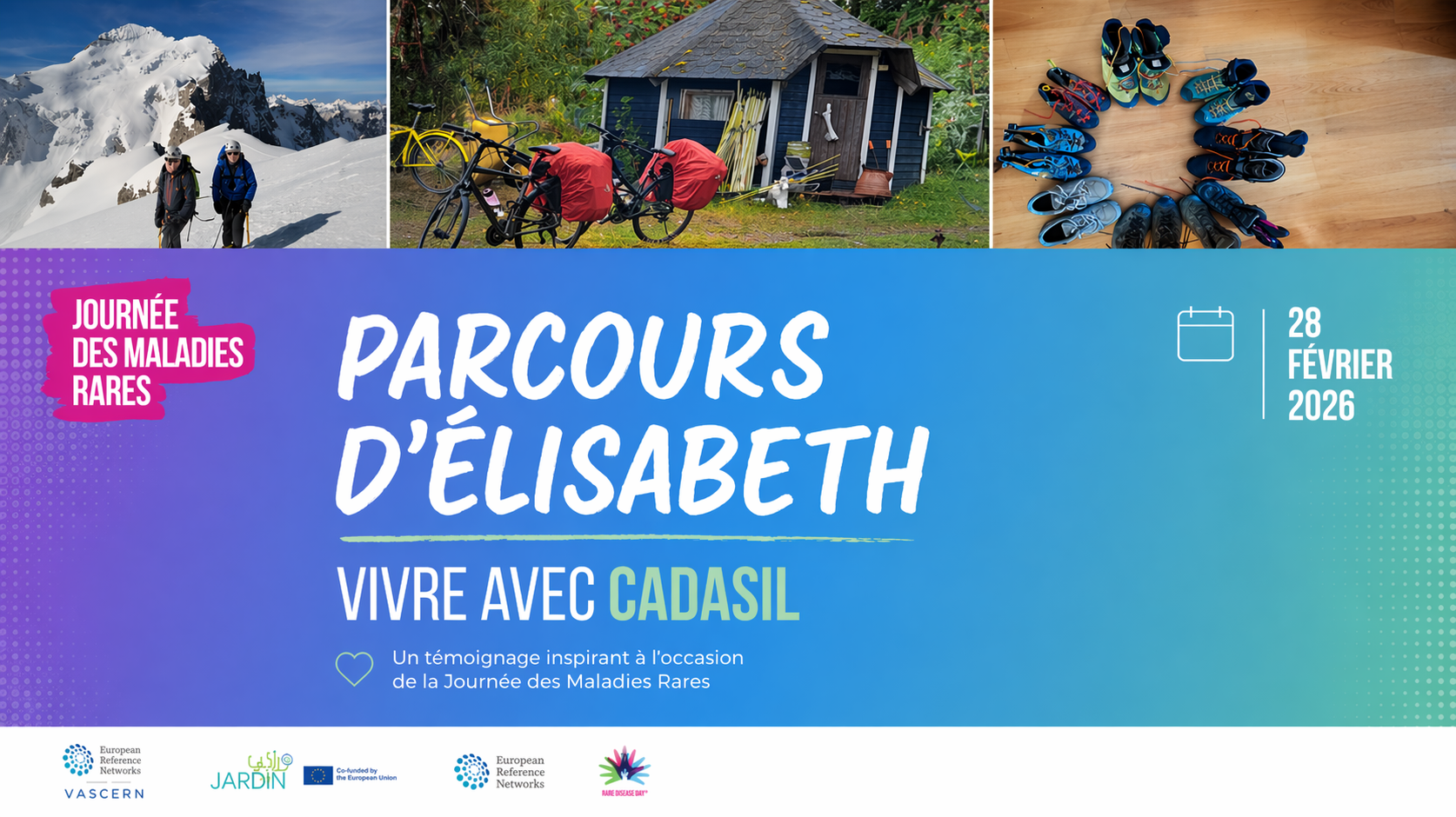Parcours Vivre avec Cadasil en images